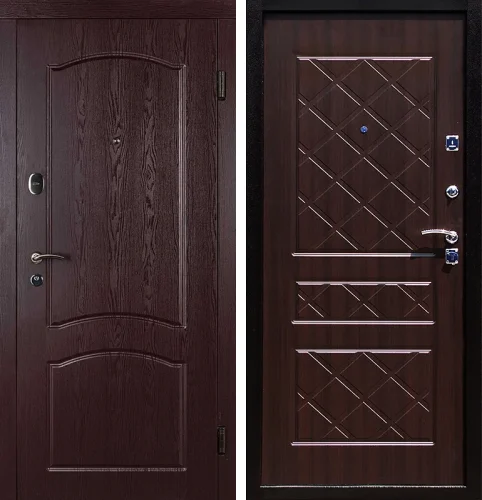 Металлическая дверь МДФ с двух сторон №10