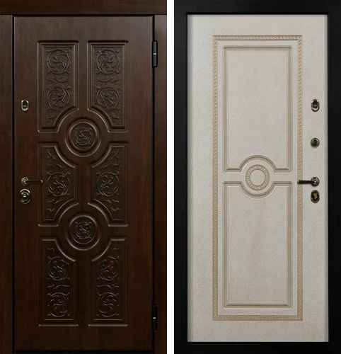 Утепленная входная дверь с терморазрывом №20