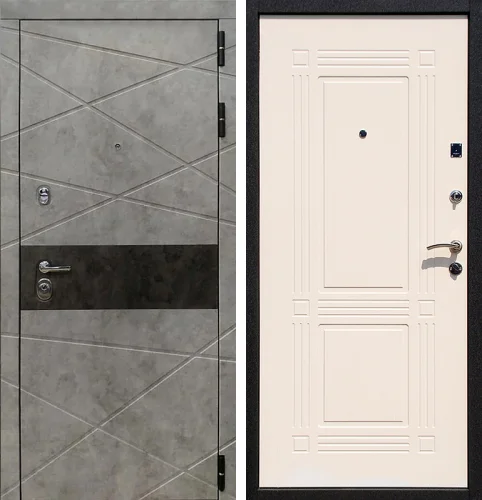 Входная дверь с тепловым разрывом №53 размером 860x2050 мм