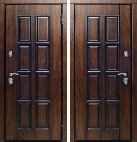 Входная деревянная дверь в квартиру №13