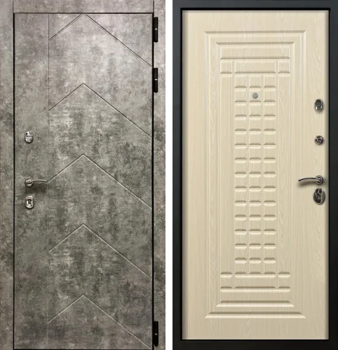 Дверь входная уличная утепленная с терморазрывом №57 размером 860x2050 мм