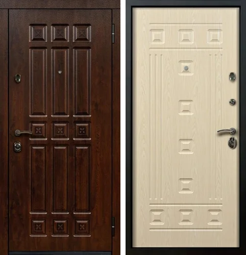 Входная дверь в деревянный дом №21 размером 960x2050 мм