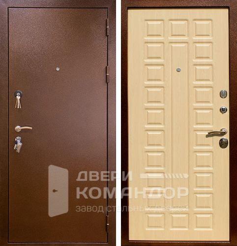 Дверь входная в баню с улицы №37 с замками CISA