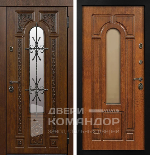 Дверь с терморазрывом и стеклопакетом №7