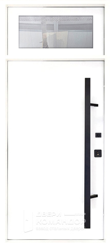 Входная дверь с окном сверху №17 - внутренняя сторона