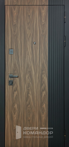 Входная дверь в загородный дом с терморазрывом №86 - наружная сторона