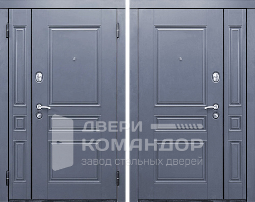 Дверь металлическая распашная двухстворчатая №30