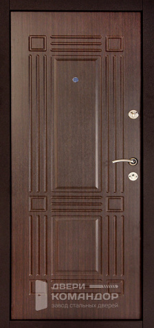 Дверь входная с порошковым покрытием недорого №44 размером 860x2050 мм - внутренняя сторона