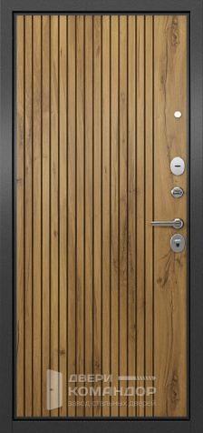 Металлическая дверь с деревом №21 - внутренняя сторона