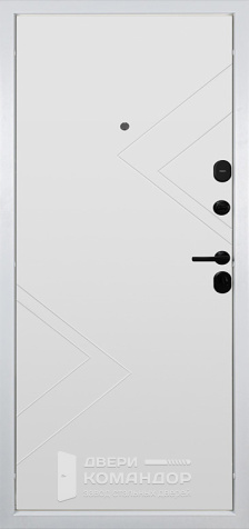 Коричневая дверь сейфовая металлическая №31 - внутренняя сторона