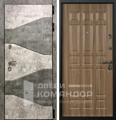 Дверь наружная металлическая утепленная для дома №56 размером 860x2050 мм