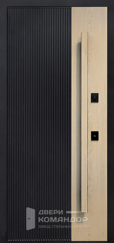 Входная дверь холод тепло с ручкой-рейлингом №67 - внутренняя сторона