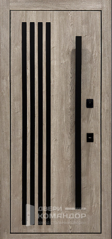 Входная дверь лофт с высокой ручкой №108 - внутренняя сторона