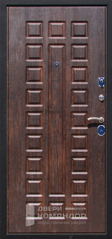 Стальная уличная дверь с терморазрывом №52 размером 860x2050 мм - внутренняя сторона