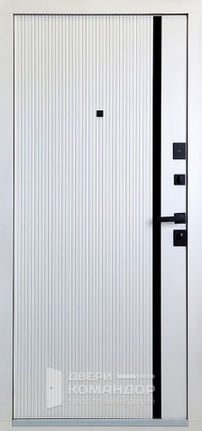 Дверь металлическая входная квартирная №127 с замками KALE - внутренняя сторона