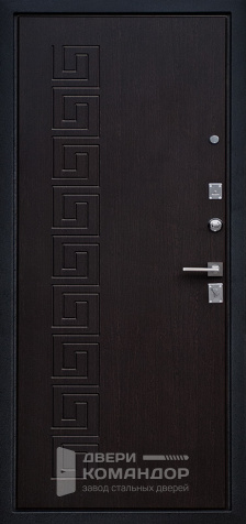 Дверь входная металлическая графит №15 размером 960x2050 мм - внутренняя сторона