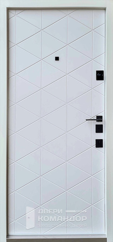 Дверь металлическая квартирная №122 с замками CISA - внутренняя сторона