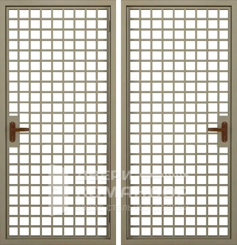 Дверь решетка металлическая №1