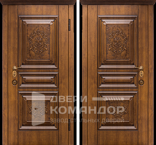 Входная дверь из массива дерева №12