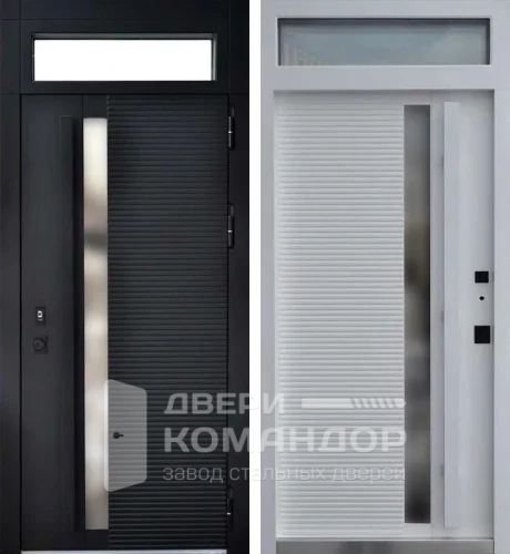 Распашная дверь с фрамугой №10