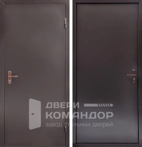 Уличная дверь в котельную двойной металл №3