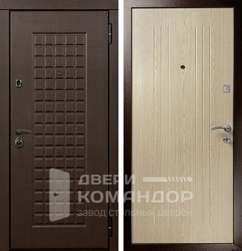 Дверь металлическая 800х2000 №67 с замками KALE