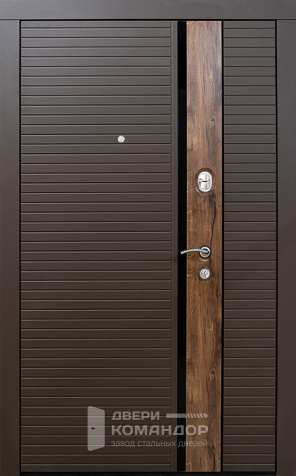 Входная дверь двухстворчатая в частный дом №28 - внутренняя сторона