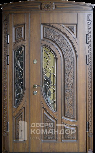 Утепленная дверь из массива №13