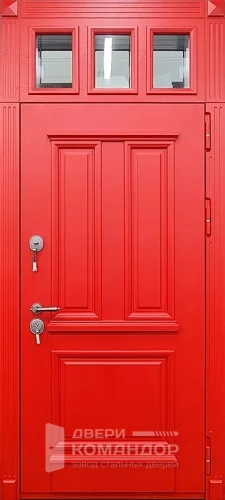 Красная дверь в английском стиле №73