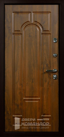 Входная дверь в деревянный дом уличная №35 с замками CISA - внутренняя сторона