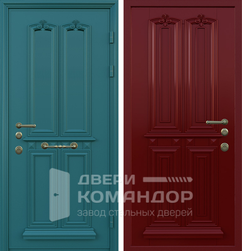 Входная дверь в английском стиле №81