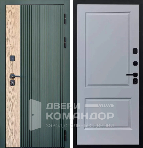 Теплая дверь для загородного дома №126