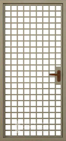 Дверь решетка металлическая №1 - внутренняя сторона