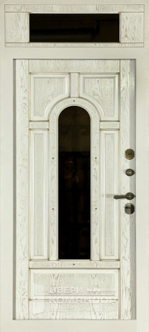 Дверь с фрамугой входная уличная №3 - внутренняя сторона