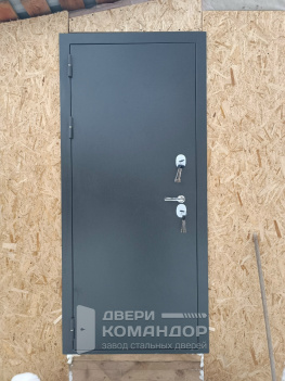 Входная дверь Сибирь Термо графит букле