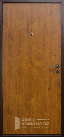 Входная дверь на дачу металлическая дешево №21 размером 860x2050 мм - внутренняя сторона