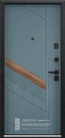 Входная термо дверь с утеплителем №78 размером 860x2050 мм - внутренняя сторона