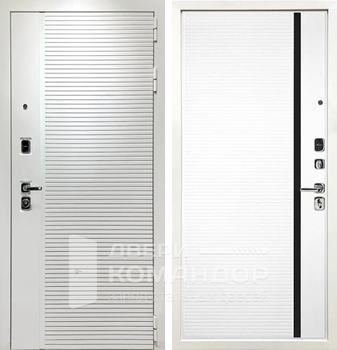 Дверь с терморазрывом белая снаружи №116