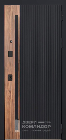 Дверь для коттеджа уличная с терморазрывом №103 - наружная сторона