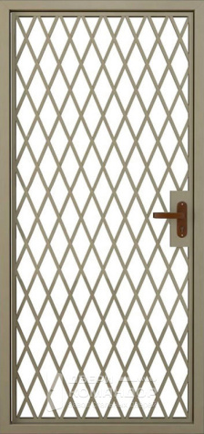 Входная решетчатая дверь №11 размером 960x2050 мм - внутренняя сторона