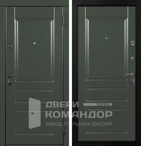 Зеленая входная дверь №38