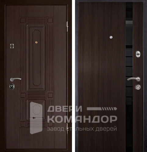 Железная дверь входная в квартиру №15 с замками KALE