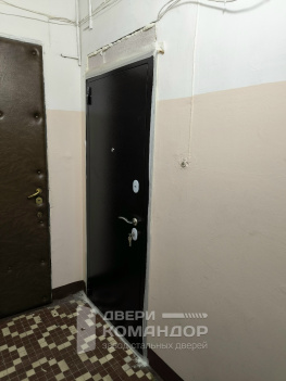 Входная дверь Комфорт антик медь / эко дуб АСД, с наращиванием проёма