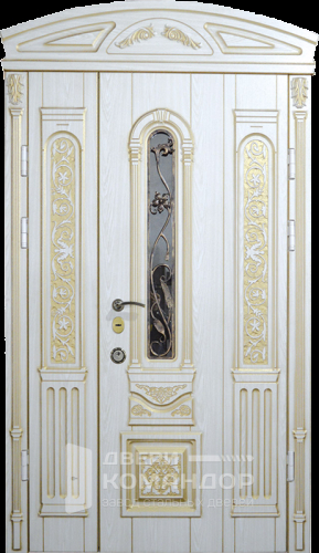 Дверь парадная белая №5