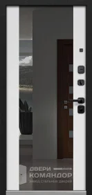 Дверь с зеркалом МДФ ПВХ №17