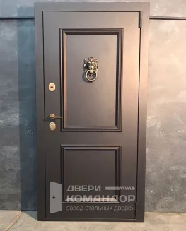 Дверь с отделкой МДФ и молотком